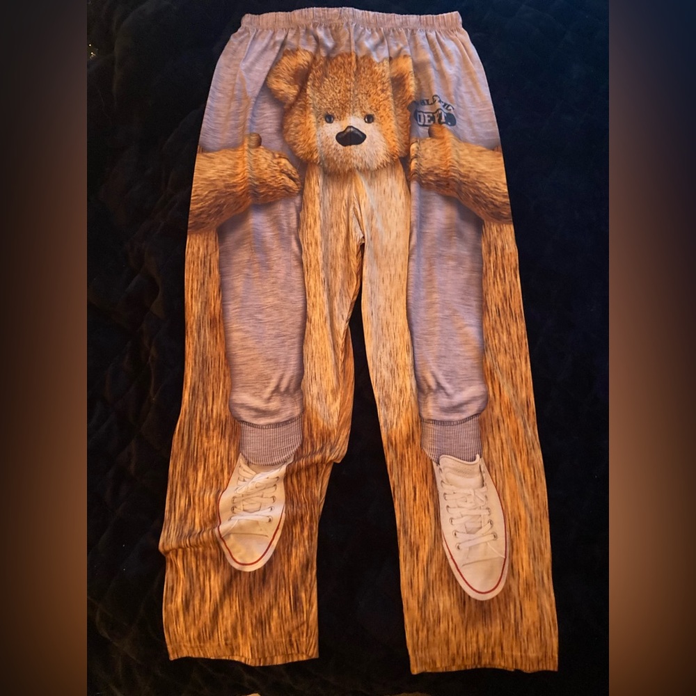 Pajama Pants Teddy Bear Funny